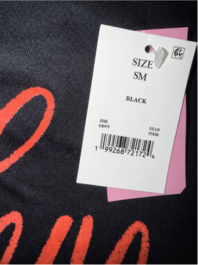 Women's Gracie Gracie Abrams Black and Red Short Sleeve Graphic Tee Size S
